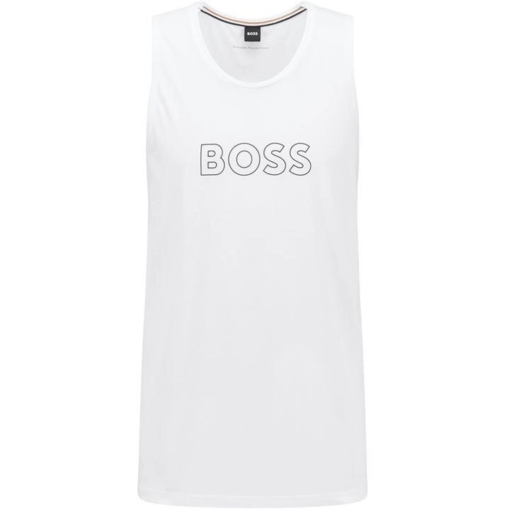 Hugo Beach Tank Top - White